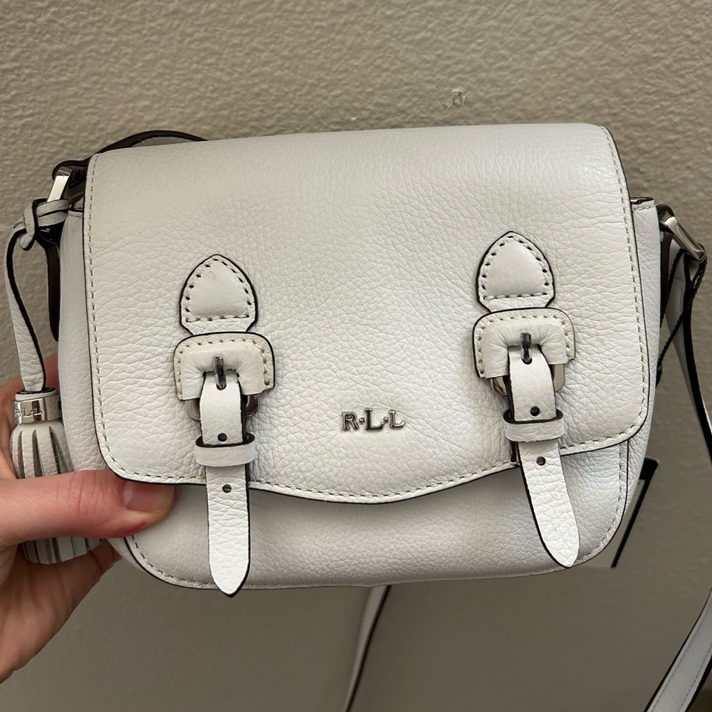 Ralph Lauren White Cross Body Bag